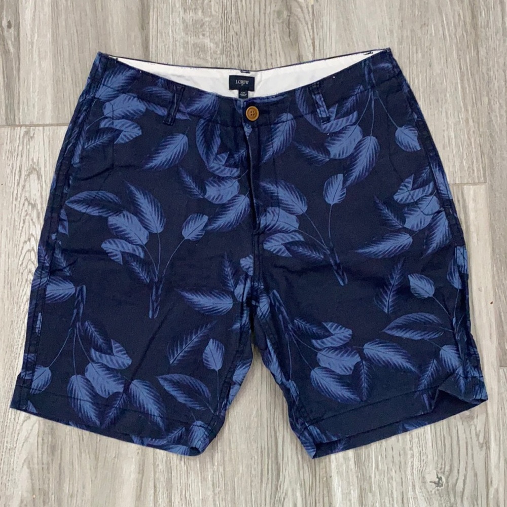 J. Crew Tropical Blue Shorts